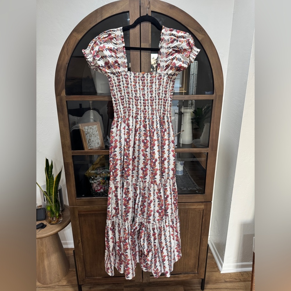 Euc Tory Burch Multicolor Patterned Maxi Dress - image 3